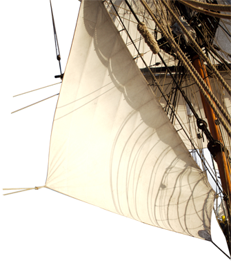 Mast and sail